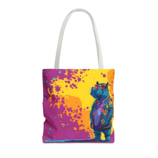 Stylish Hippo Tote Bag (AOP) - Image 29