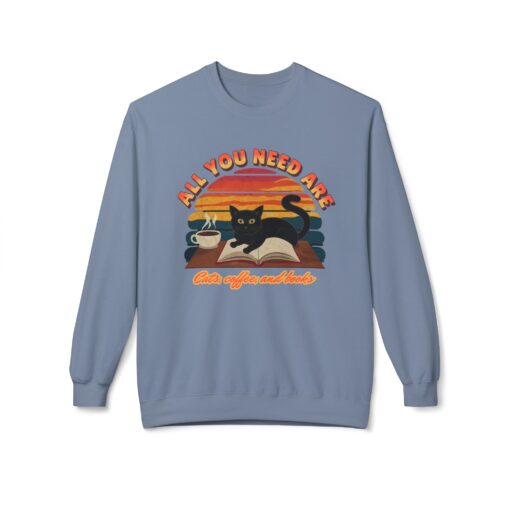 All you need are Unisex Midweight Softstyle Fleece Crewneck Sweatshirt - Image 29