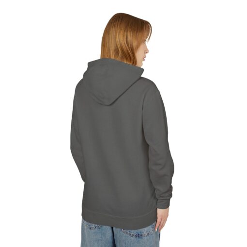 The rabbit looking at Earth from the moon Unisex Lightweight Hooded Sweatshirt - Image 4