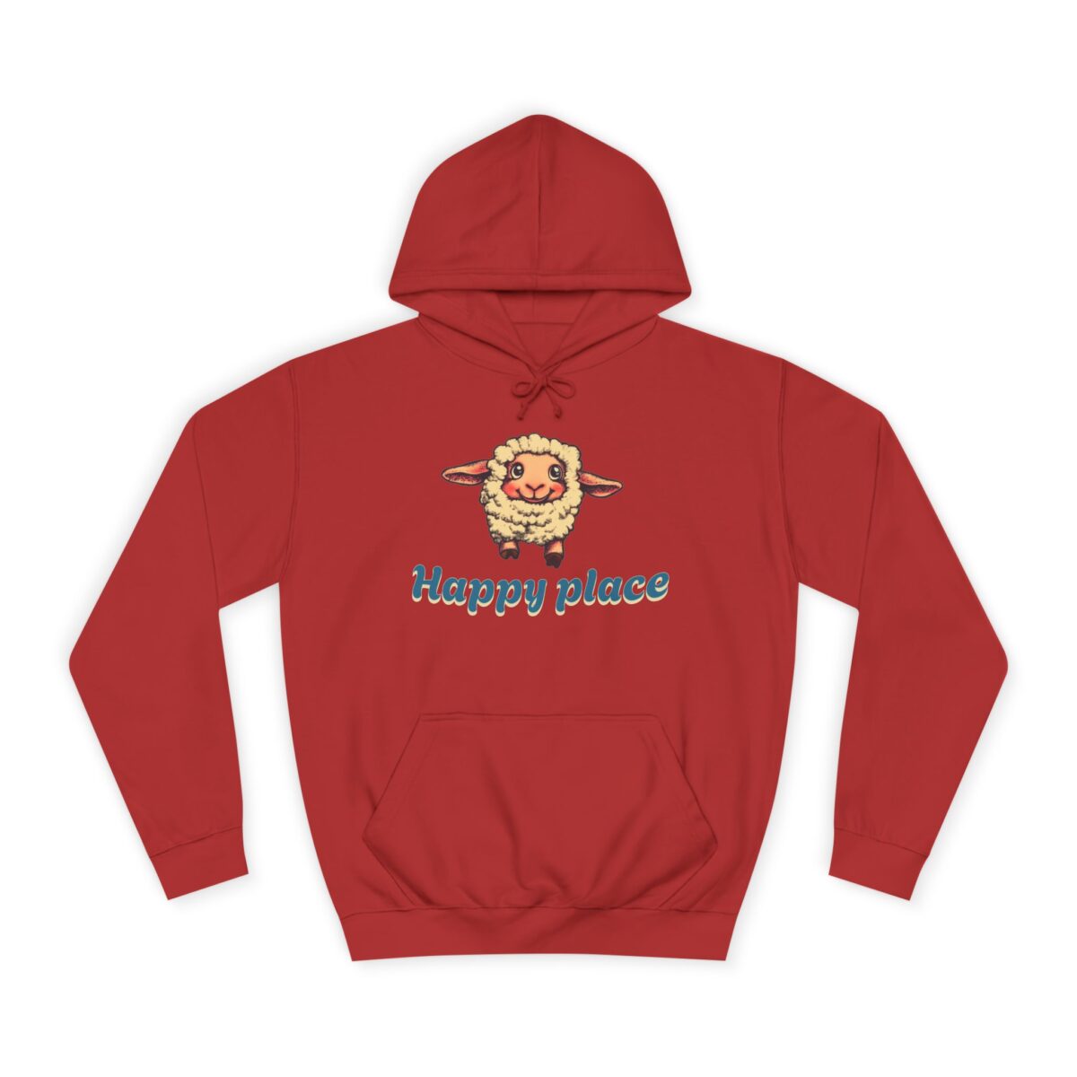 Happy place Unisex College Hoodie - Image 37