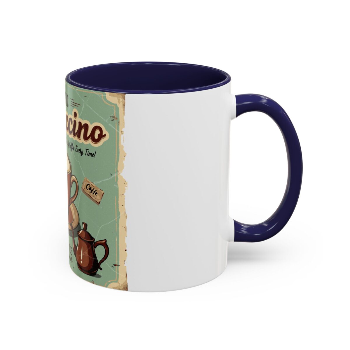 Classic Cappuccino Accent Coffee Mug (11, 15oz) - Image 6