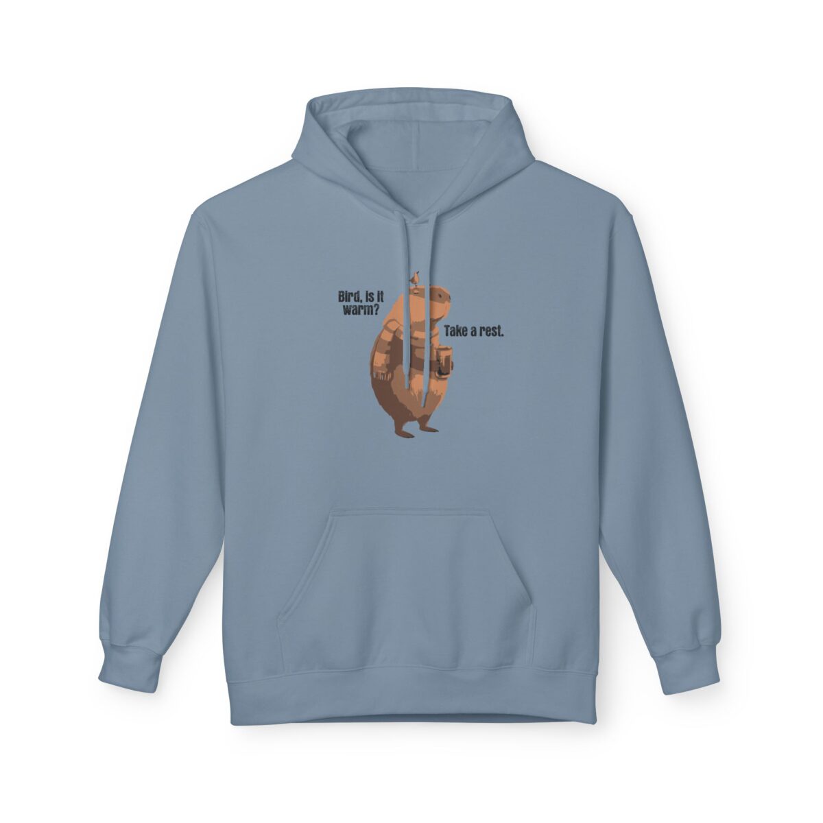 Take a rest, bird Unisex Midweight Softstyle Fleece Hoodie - Image 21