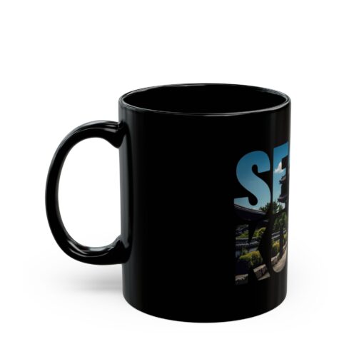 Seoul Korea Black Mug (11oz, 15oz) - Image 3