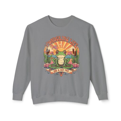 Pondering life Unisex Lightweight Crewneck Sweatshirt - Image 13