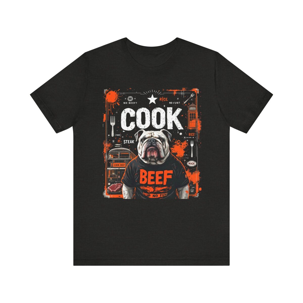 Cook Beef Unisex Jersey Short Sleeve Tee - Image 9