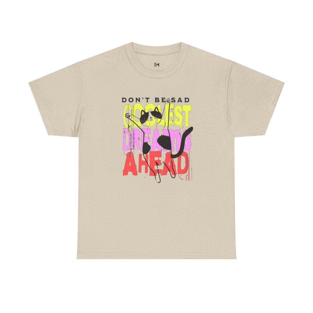 Don't be sad Unisex Heavy Cotton Tee - Image 9
