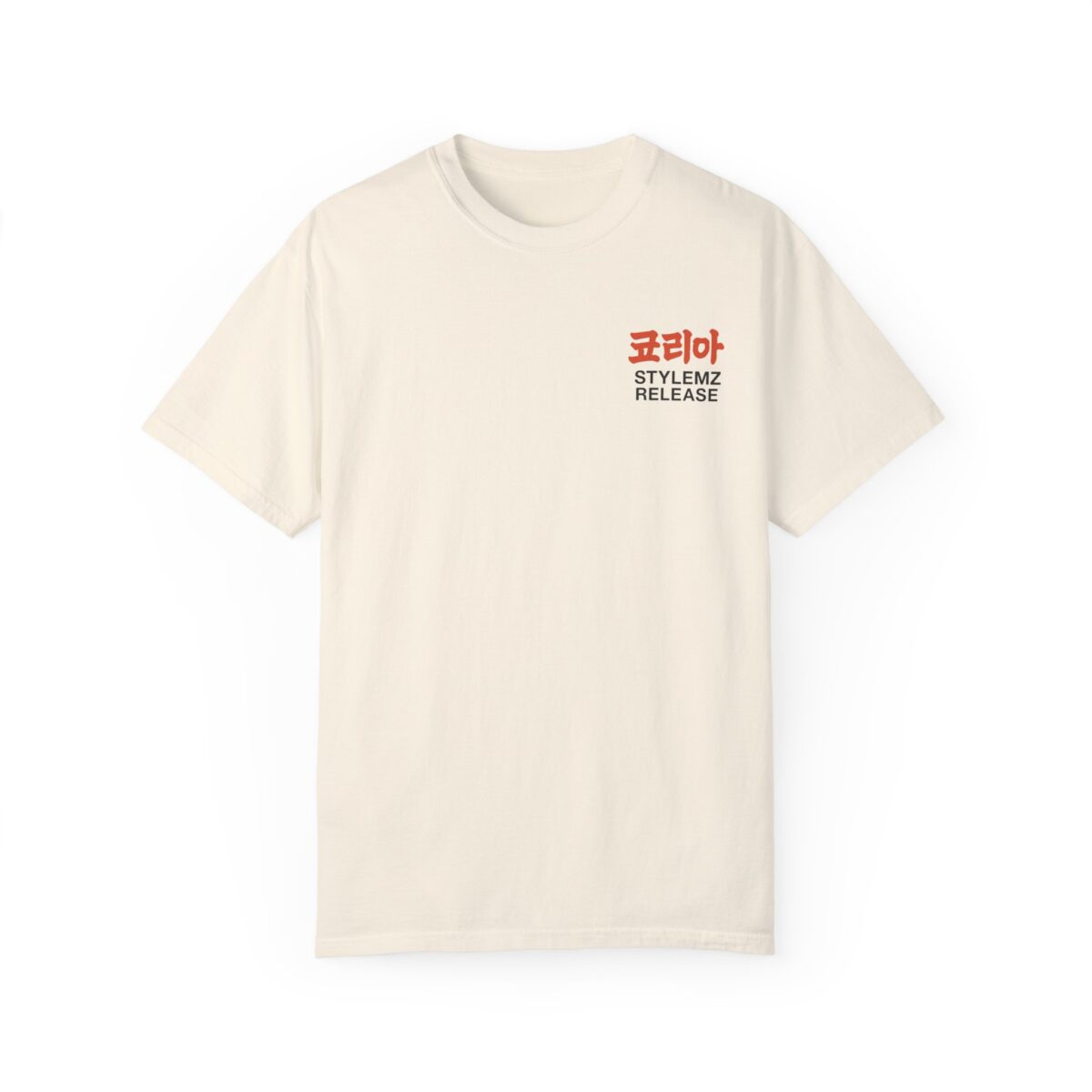 Unisex Garment-Dyed T-shirt - Korean Style Release Tee