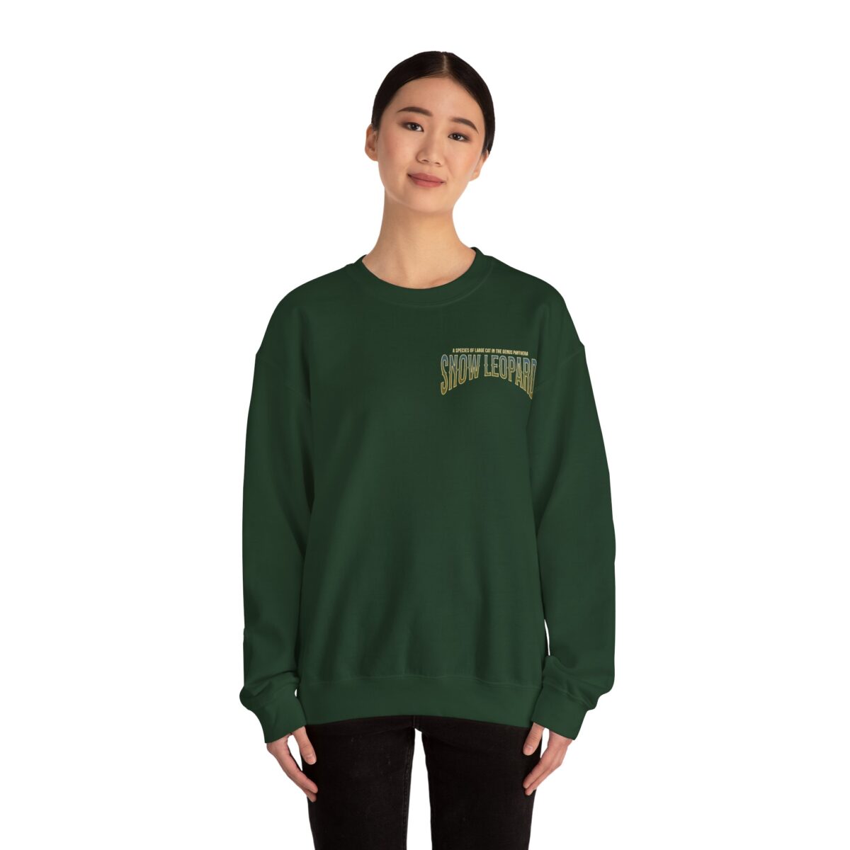 Snow leopard Unisex Heavy Blend™ Crewneck Sweatshirt - Image 12