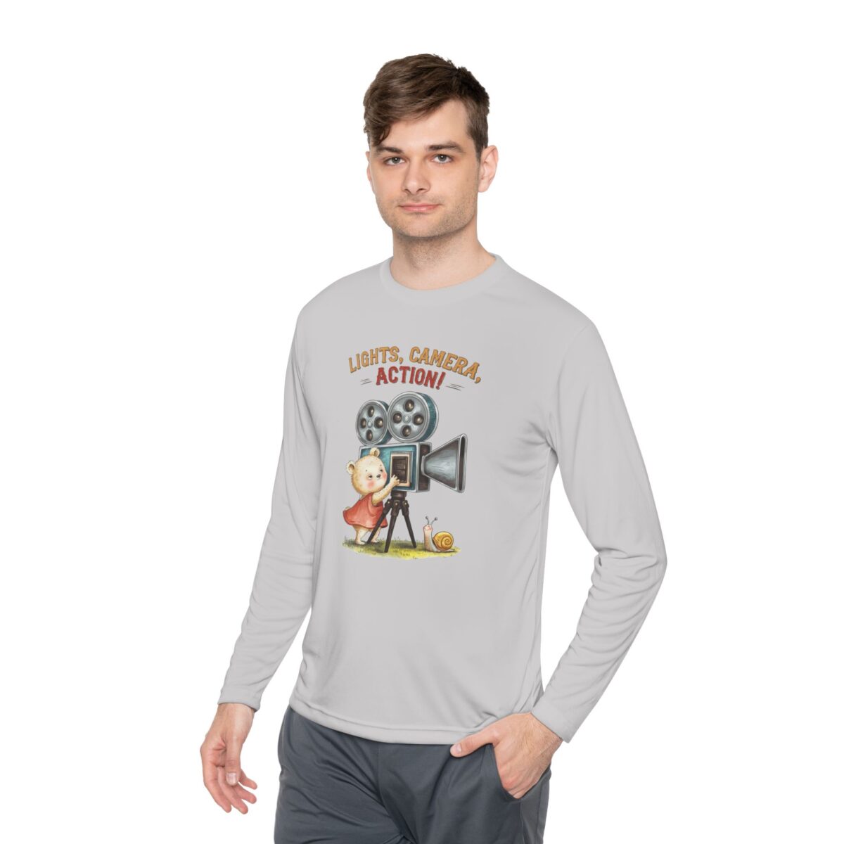 Action Unisex Lightweight Long Sleeve Tee - Image 3