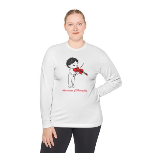 Melodies of peace Unisex Lightweight Long Sleeve Tee - Image 4