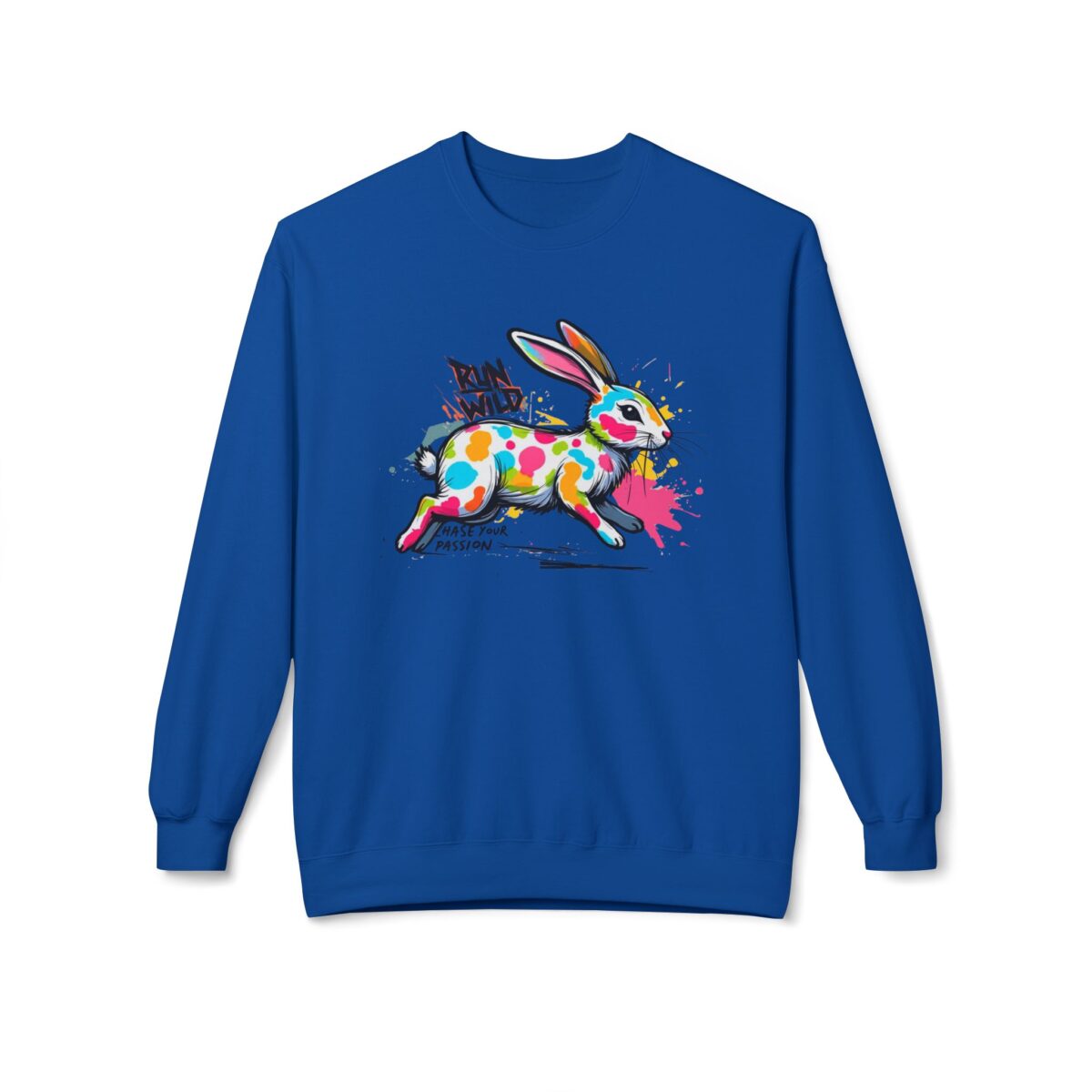 Run wild Unisex Midweight Softstyle Fleece Crewneck Sweatshirt - Image 13