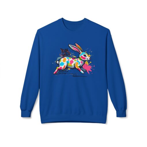 Run wild Unisex Midweight Softstyle Fleece Crewneck Sweatshirt - Image 13