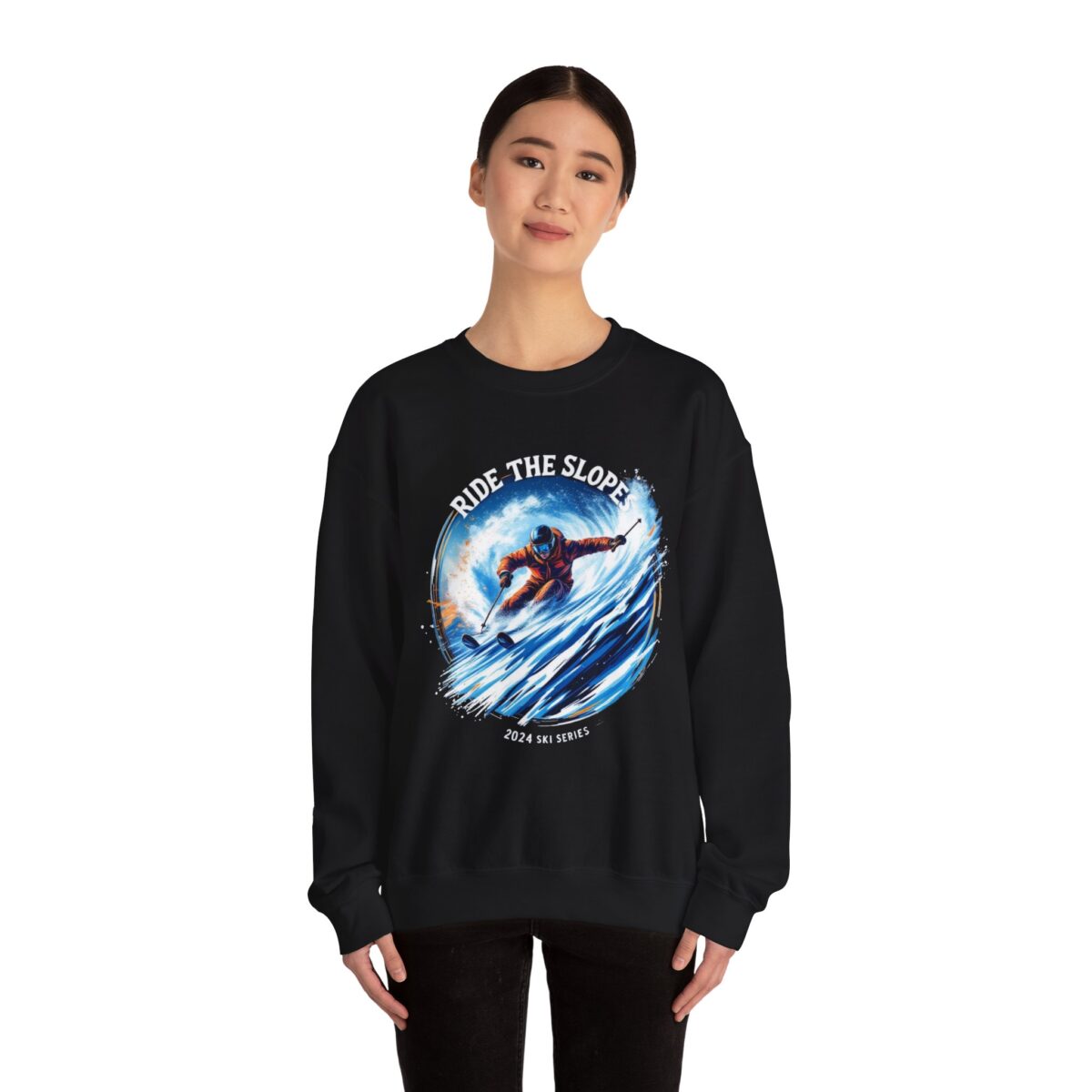 SKI 2024 Unisex Heavy Blend™ Crewneck Sweatshirt - Image 8