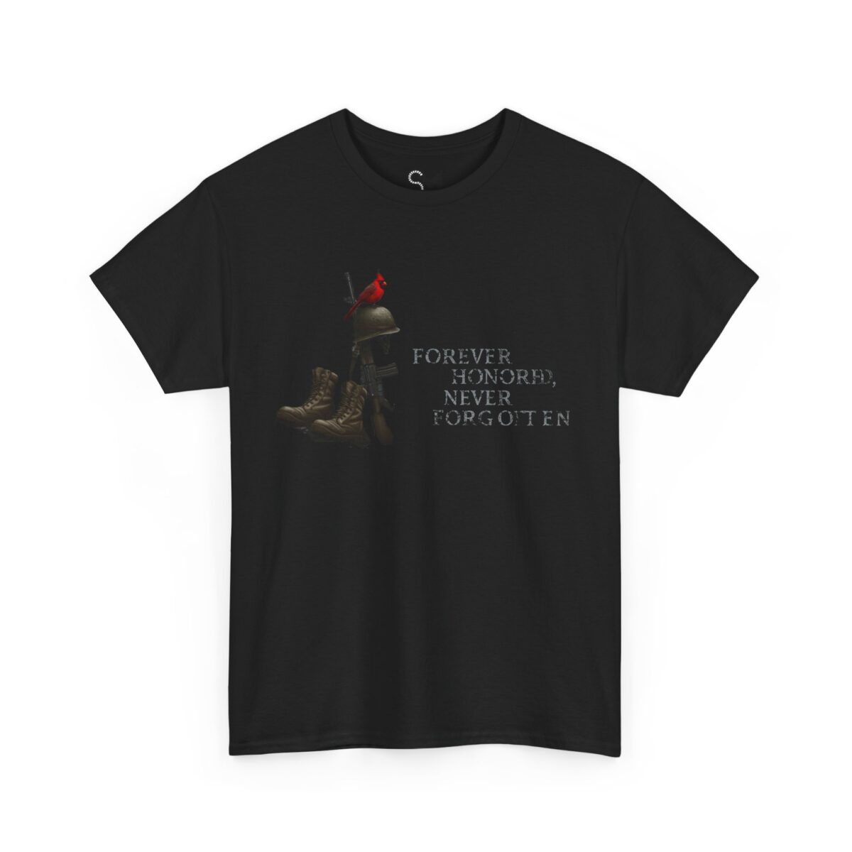 Forever honored, never forgotten Unisex Heavy Cotton Tee - Image 3