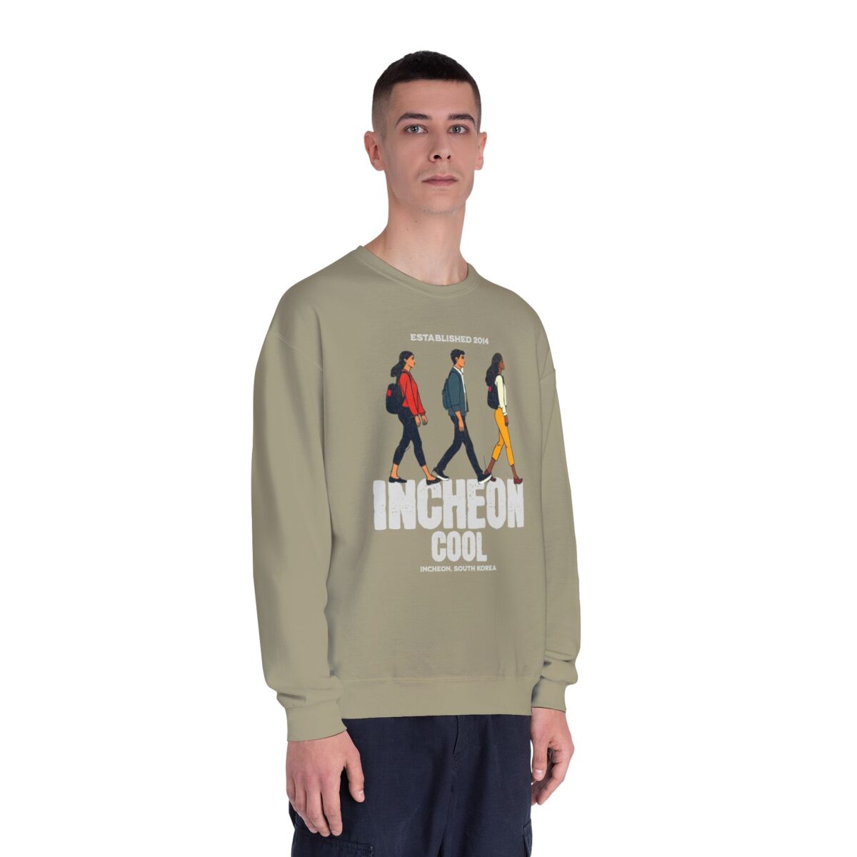 Incheon Cool Unisex NuBlend® Crewneck Sweatshirt - Image 15