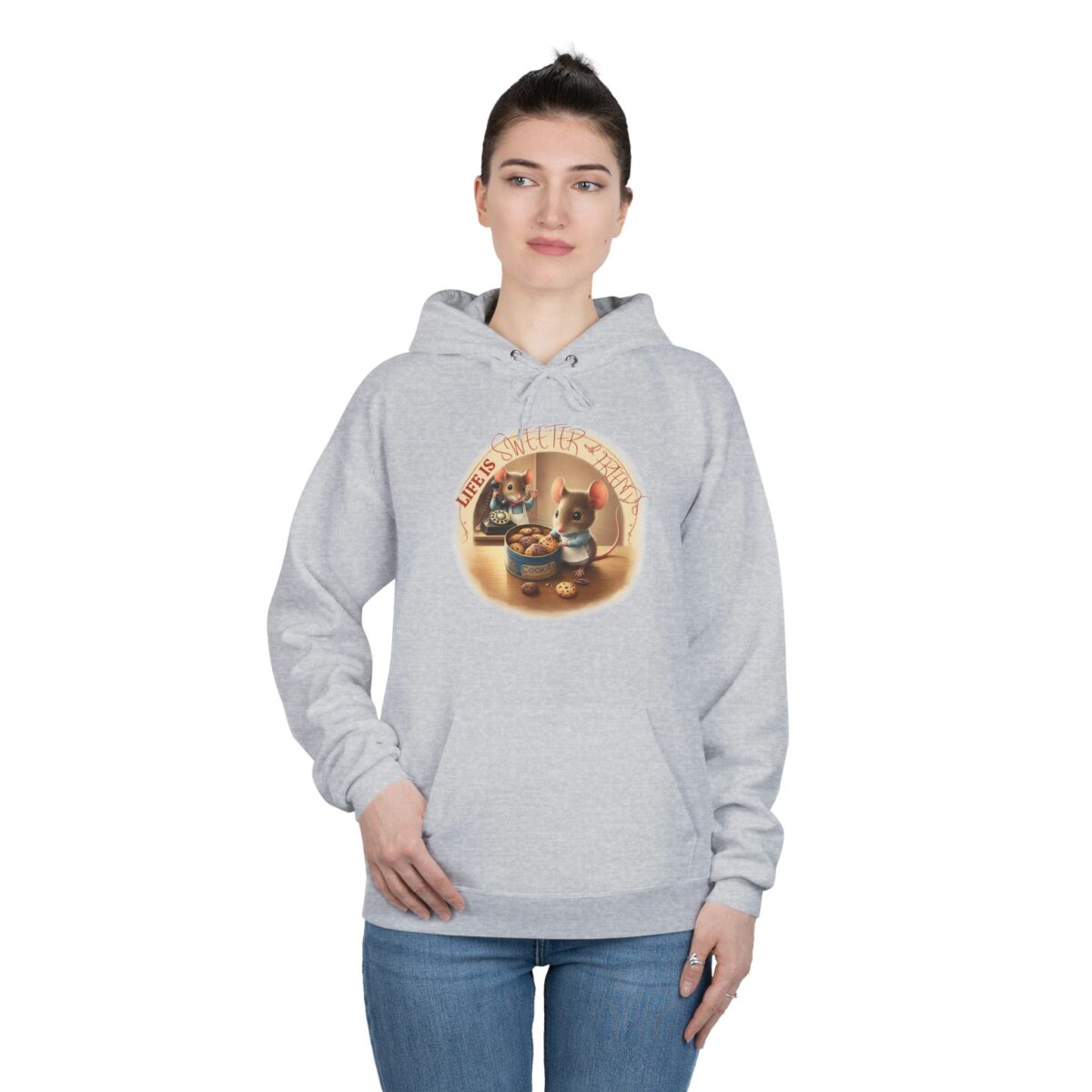 Life is sweeter with friends Unisex EcoSmart® Pullover Hoodie Sweatshirt - Image 3