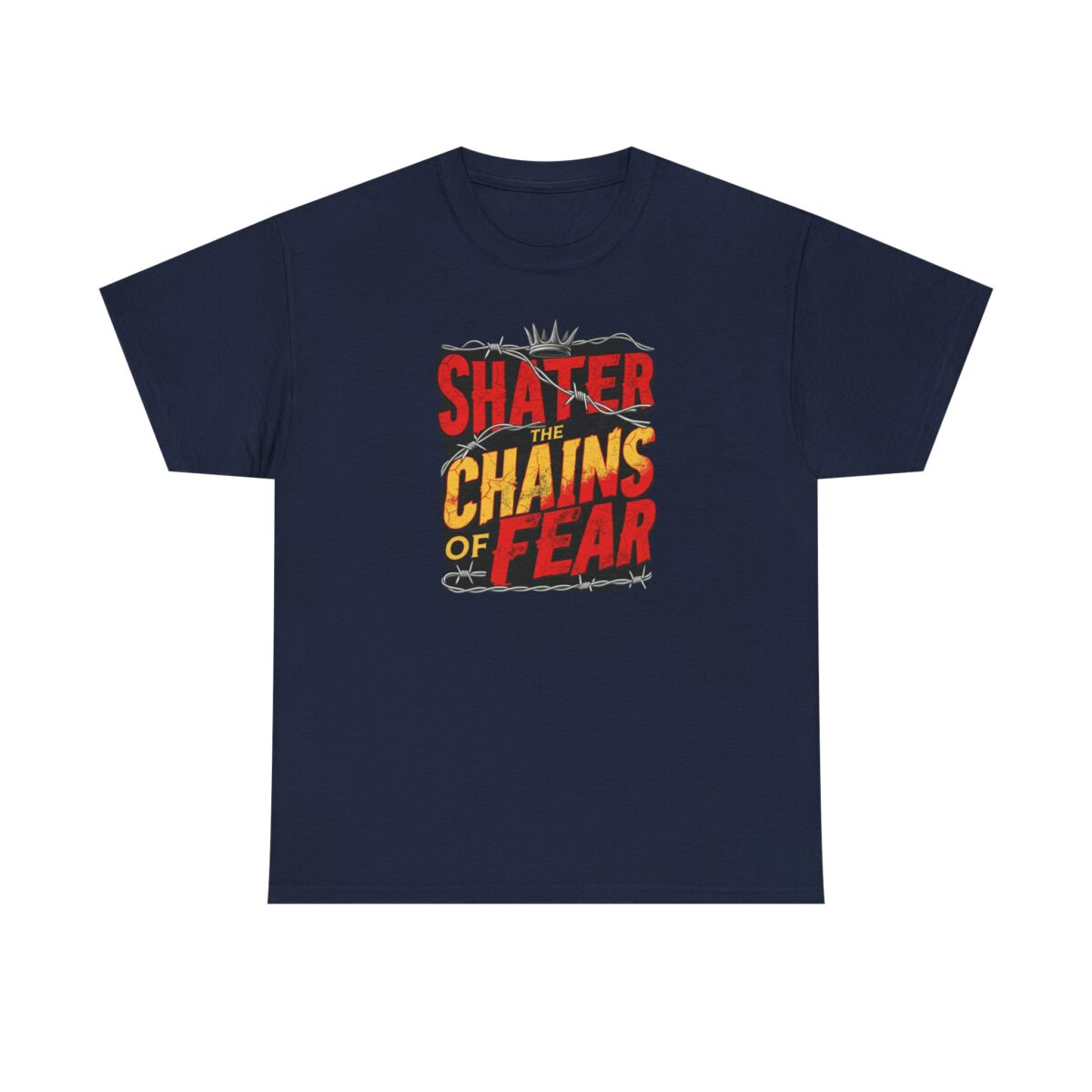 Shater chains of fear Unisex Heavy Cotton Tee - Image 9