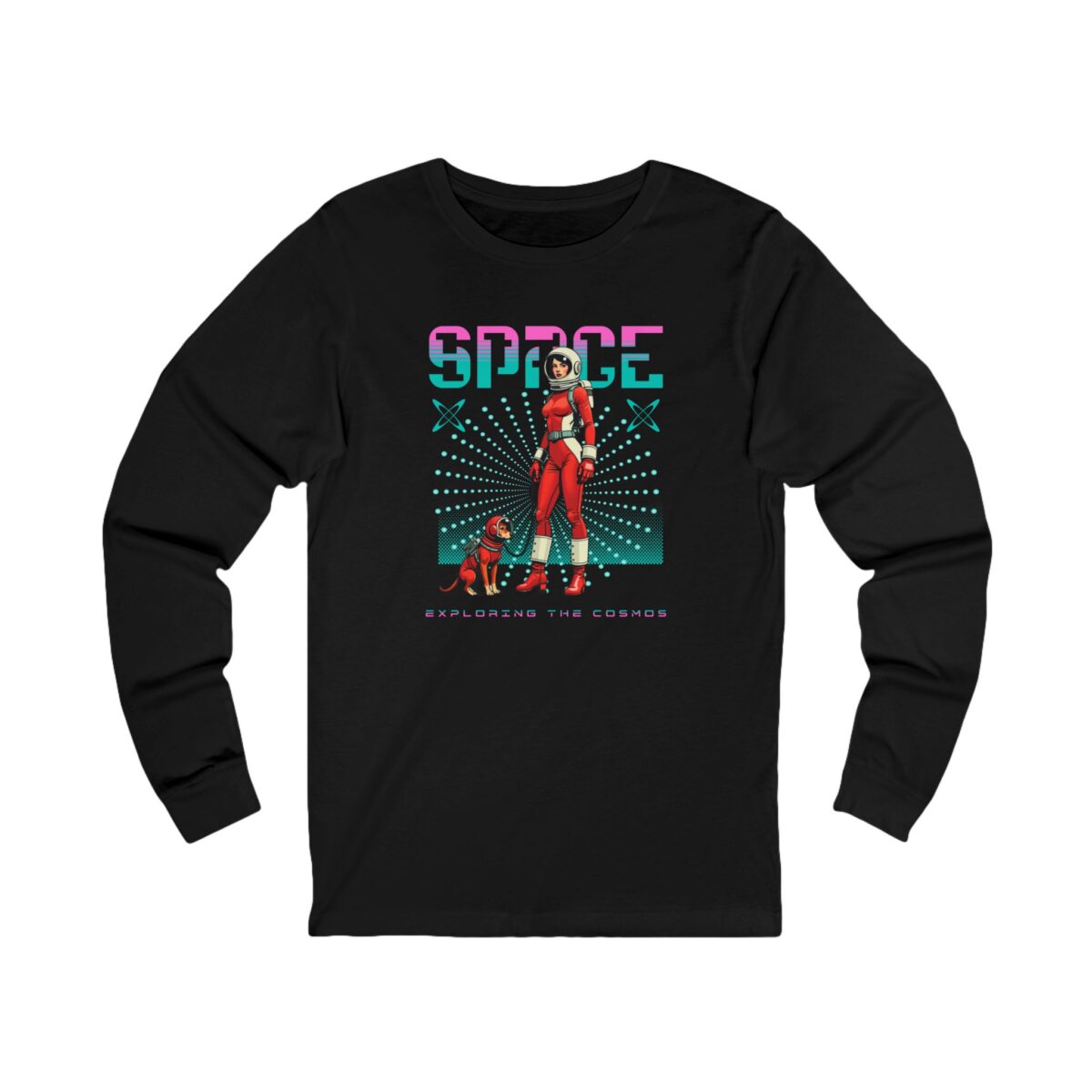 Space Unisex Jersey Long Sleeve Tee