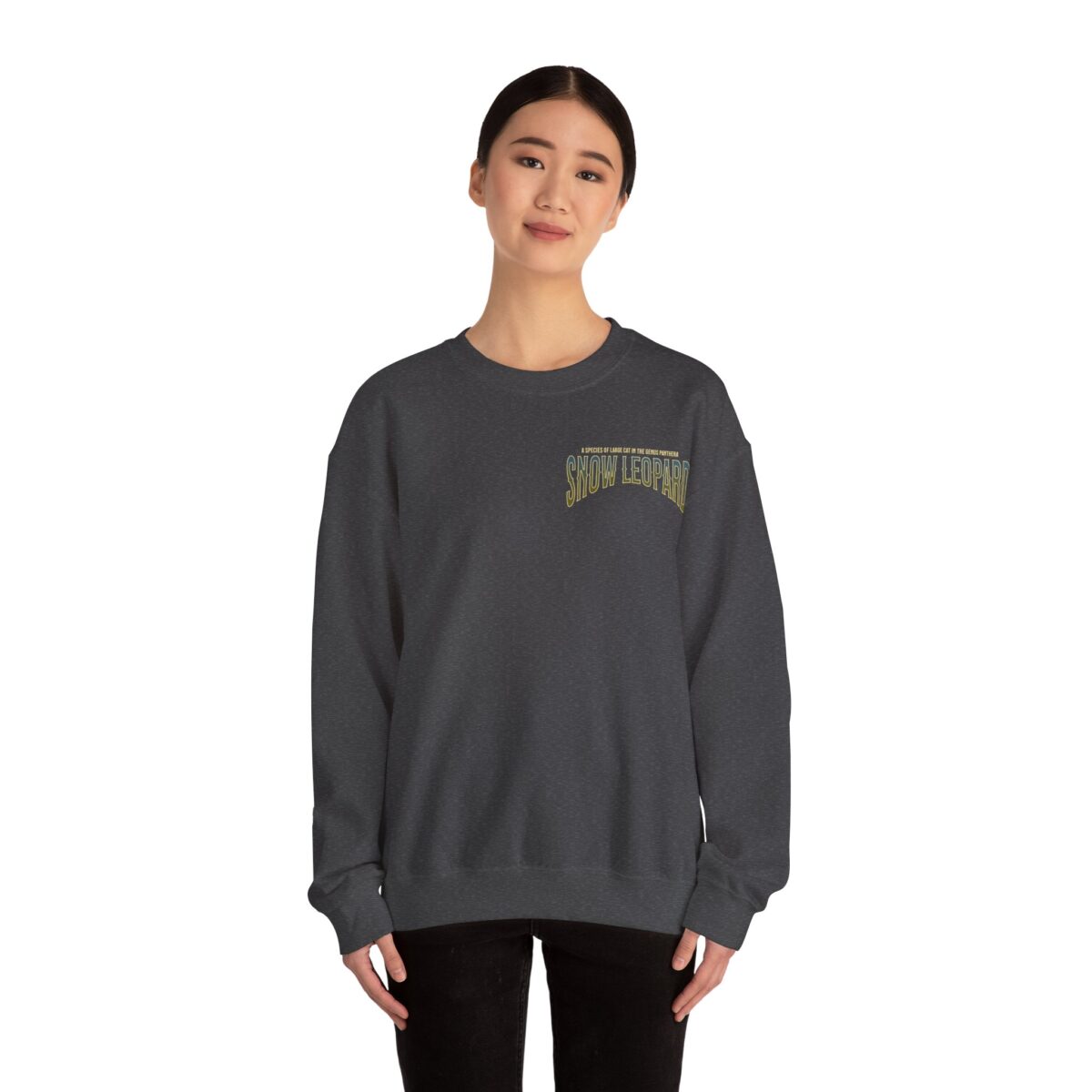 Snow leopard Unisex Heavy Blend™ Crewneck Sweatshirt - Image 16