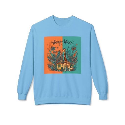 Whimsical World Unisex Midweight Softstyle Fleece Crewneck Sweatshirt - Image 5
