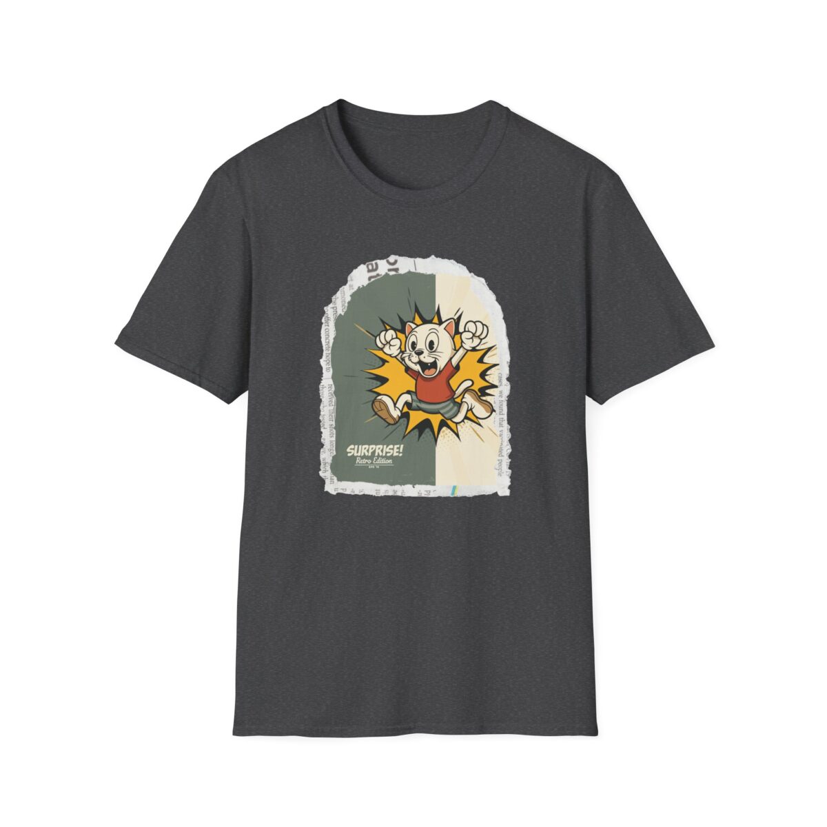 Suprise retro Unisex Softstyle T-Shirt - Image 13