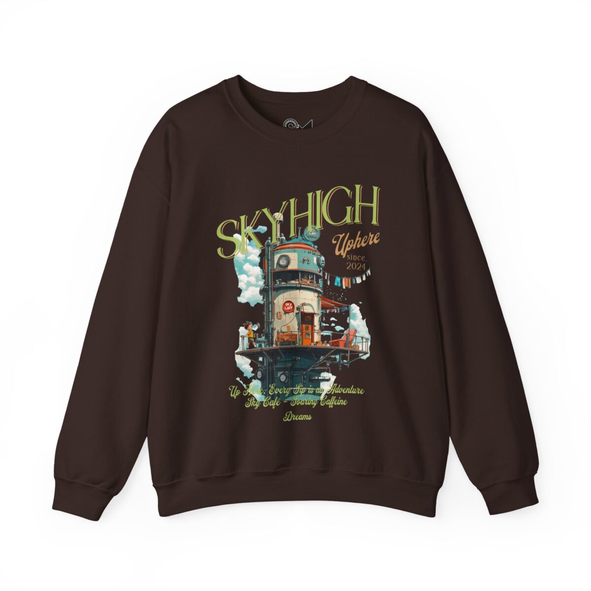 Sky high cafe Unisex Heavy Blend™ Crewneck Sweatshirt - Image 5