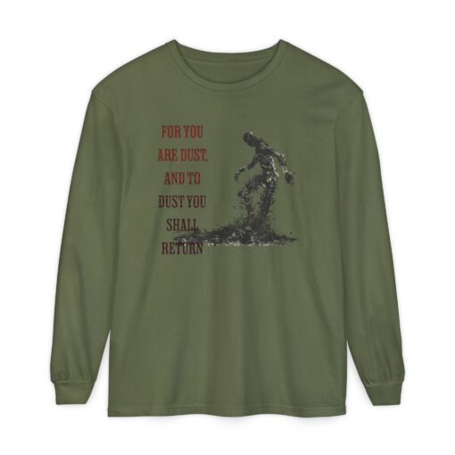 Return to soil Unisex Garment-dyed Long Sleeve T-Shirt - Image 25
