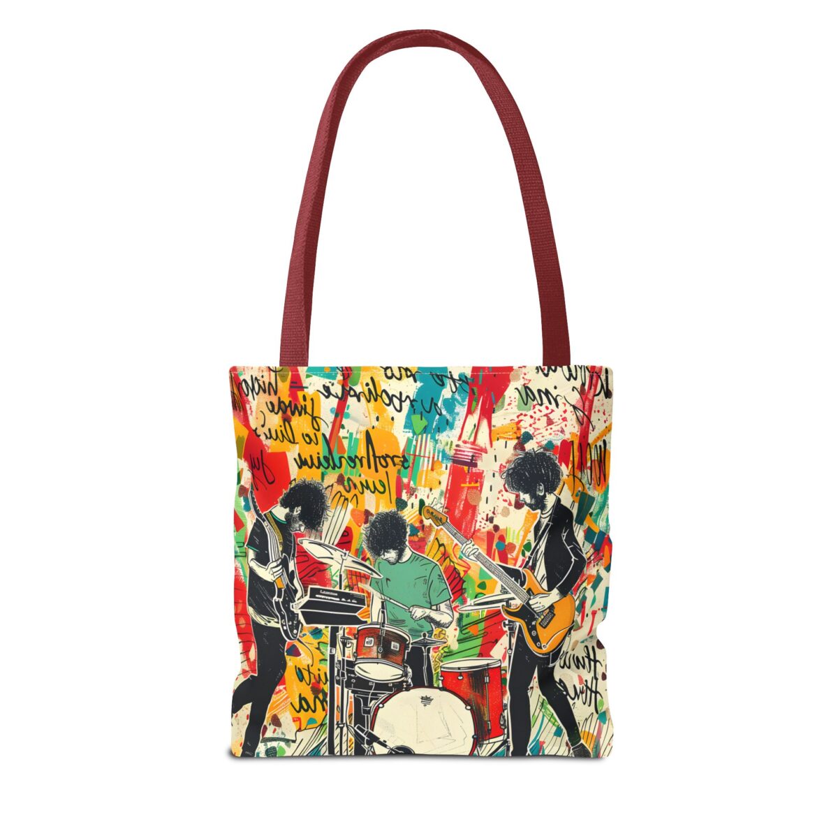 Rock Band Tote Bag (AOP) - Image 14