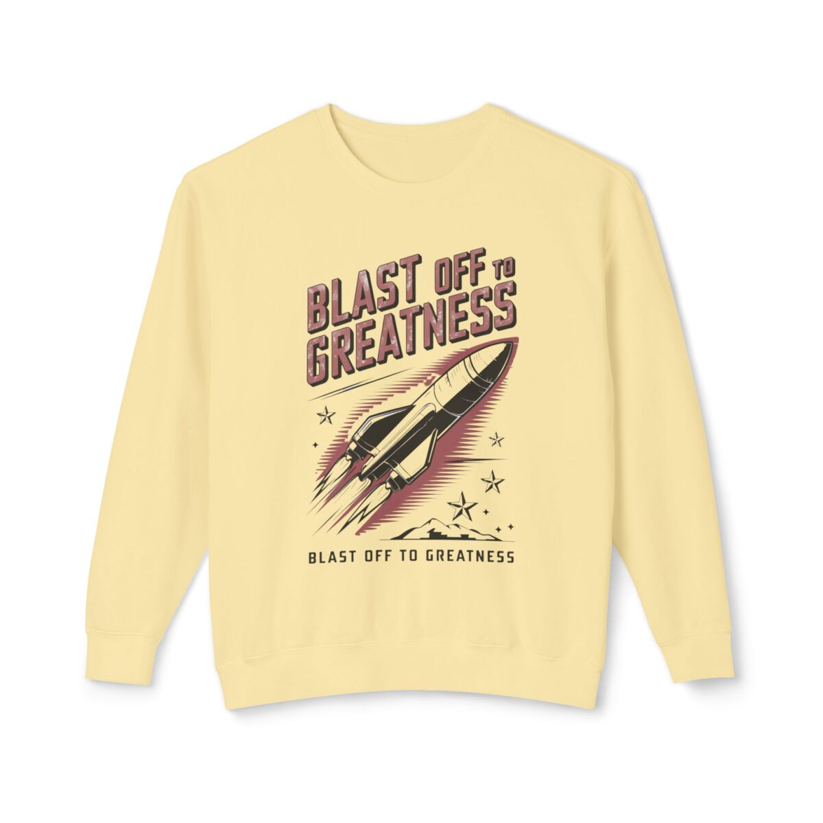 Blast off to greatness Unisex Lightweight Crewneck Sweatshirt - Image 13
