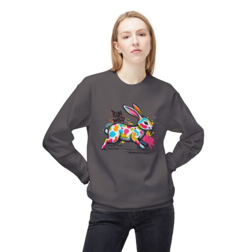Run wild Unisex Midweight Softstyle Fleece Crewneck Sweatshirt - Image 11