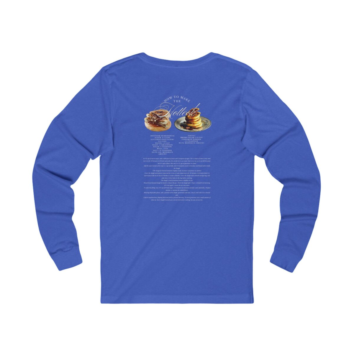 How to make hotteok Unisex Jersey Long Sleeve Tee - Image 12