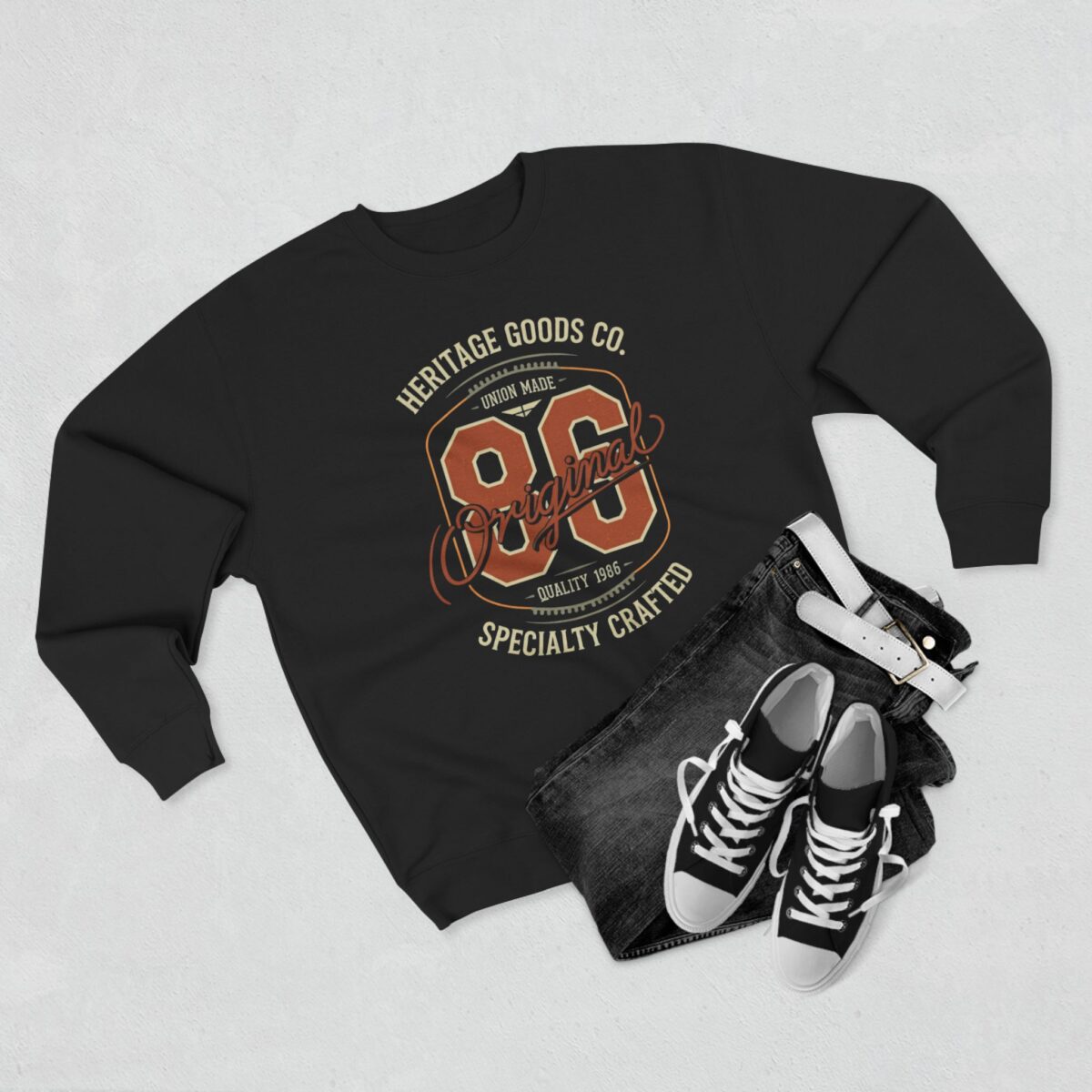 Heritage goods co. Unisex Crewneck Sweatshirt - Image 7
