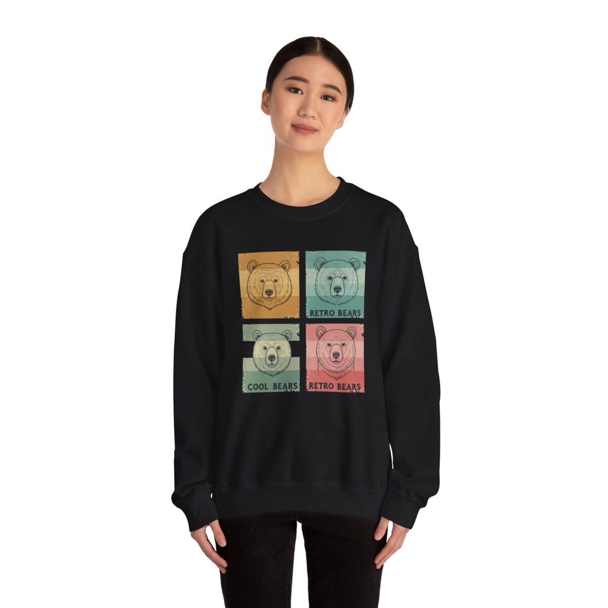 Crewneck Sweatshirt - Retro bears - Image 12