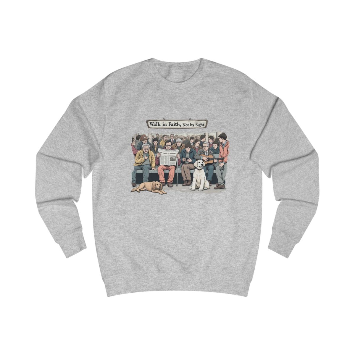 Walk in Faith Unisex Sweatshirt - Image 3