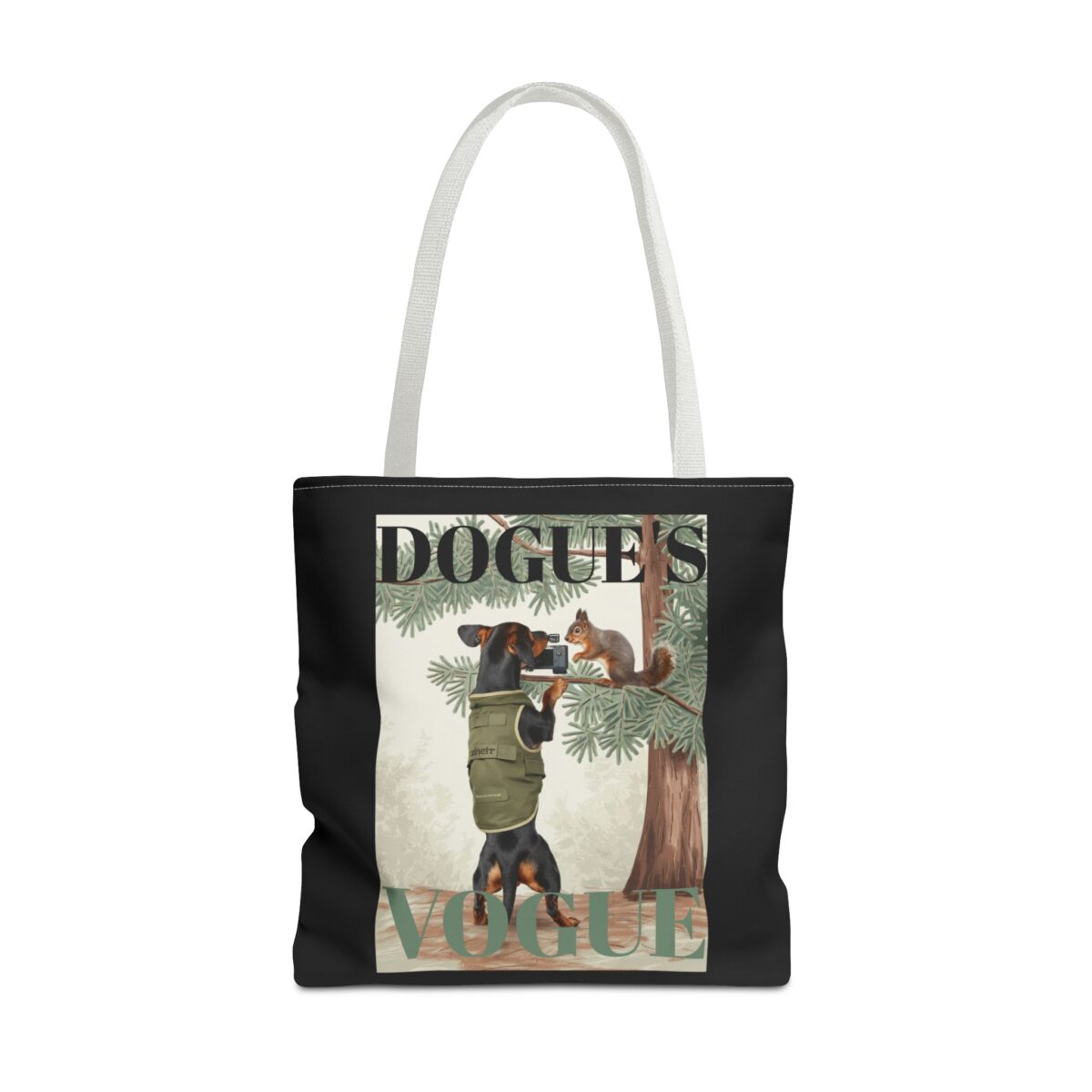 Dogue's Vogue Tote Bag (AOP) - Image 33