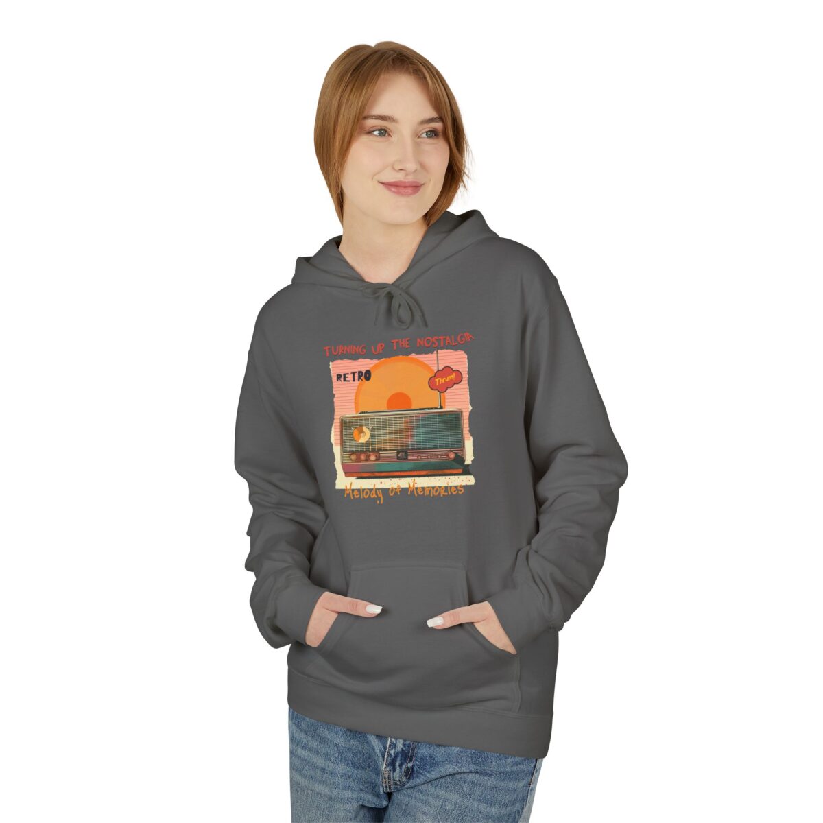 Turning up the nostalgia Unisex Midweight Softstyle Fleece Hoodie - Image 43