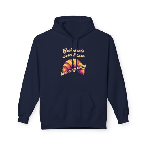 Croissants weren't born in a single day Unisex Midweight Softstyle Fleece Hoodie - Image 25