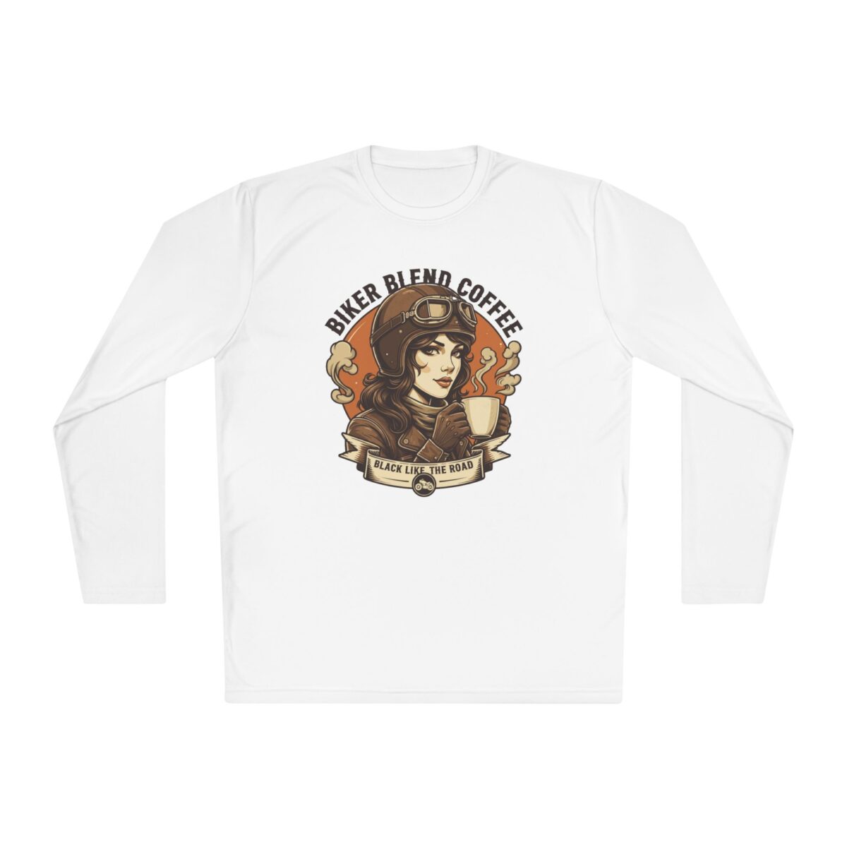 Bike blend coffee Unisex Lightweight Long Sleeve Tee