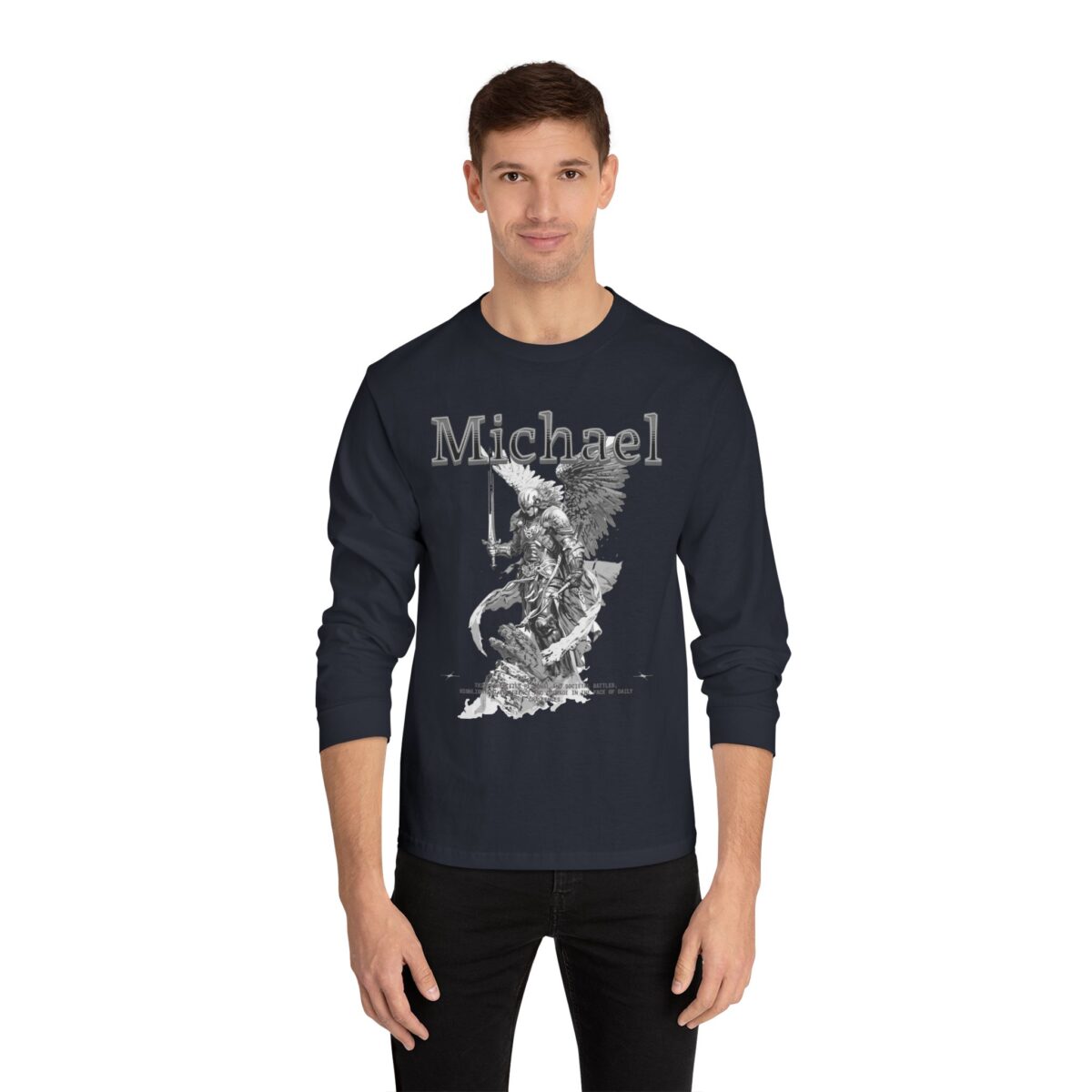 Michael Unisex Classic Long Sleeve T-Shirt - Image 7