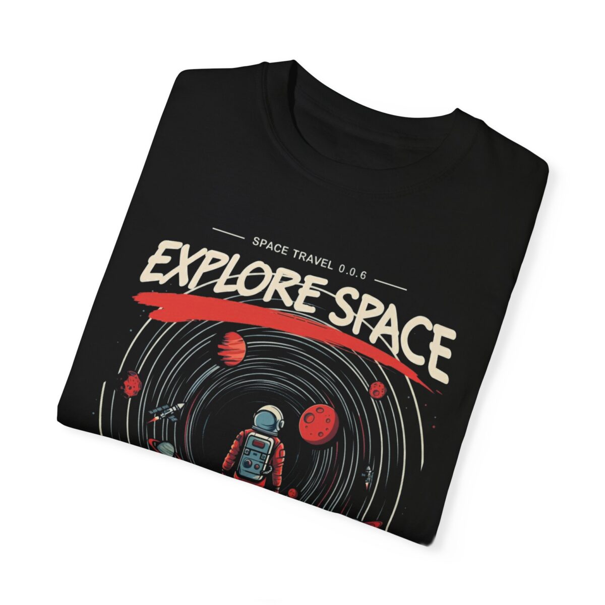 Explore Space Unisex Garment-Dyed T-Shirt | Adventure & Travel Theme - Image 11
