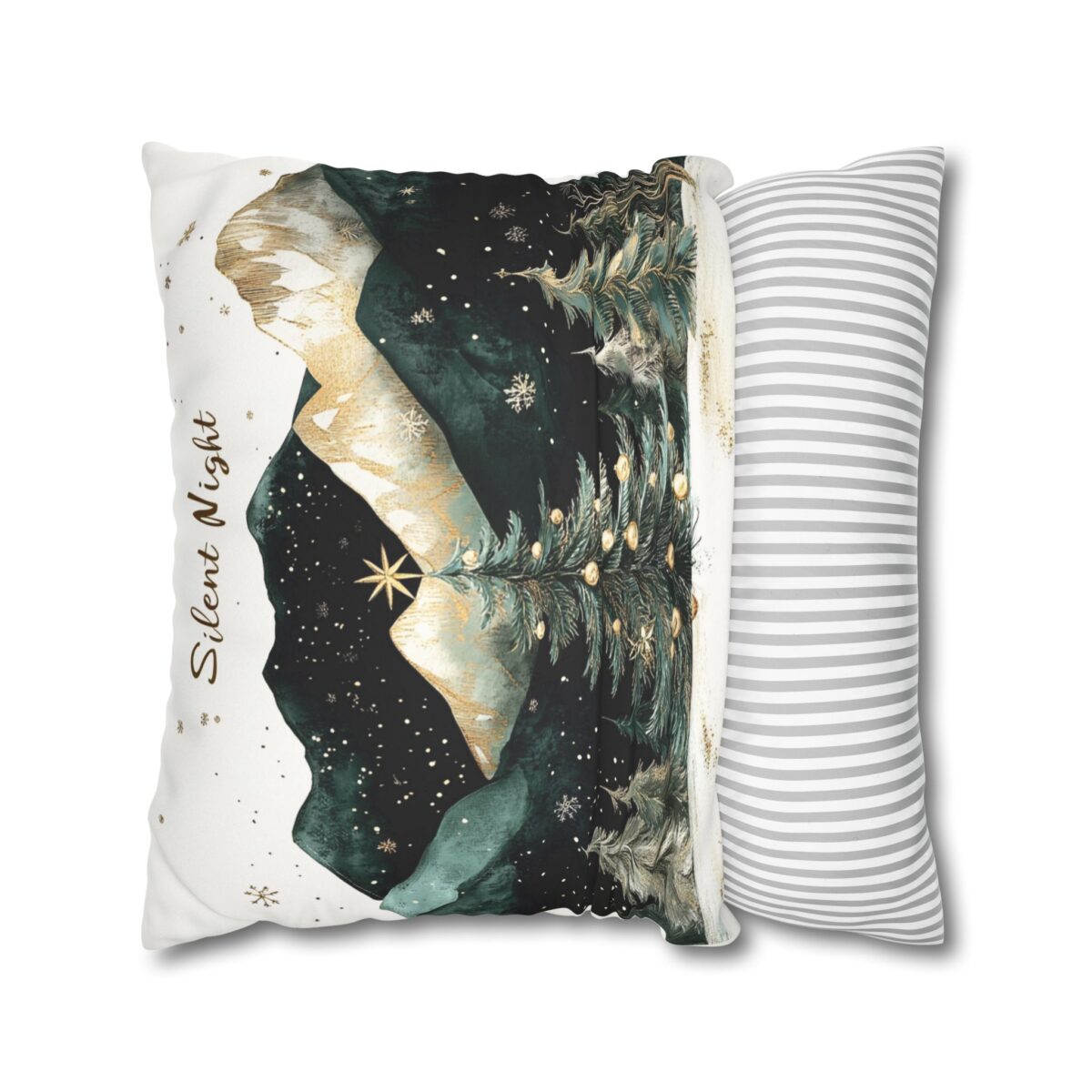 Silent night II Faux Suede Square Pillowcase - Image 14