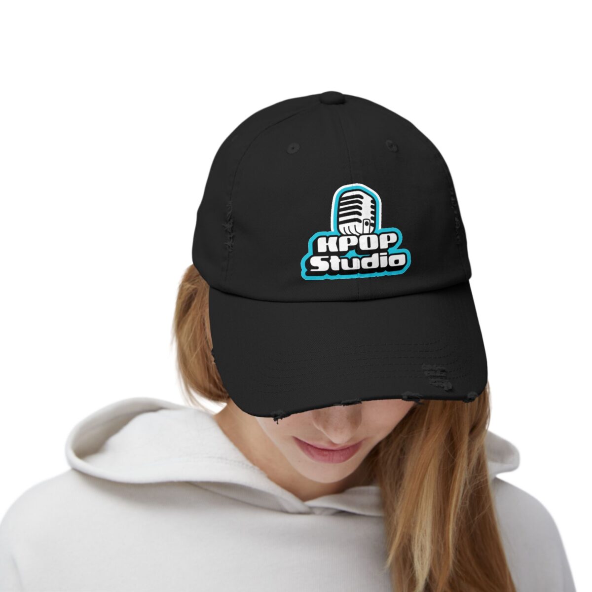 KPOP Studio Unisex Distressed Cap - Image 4