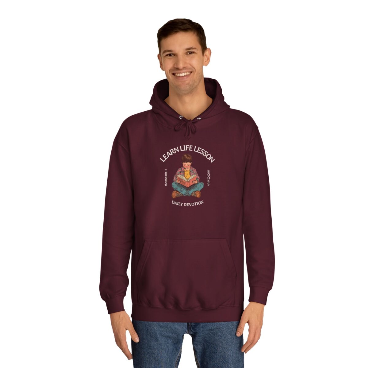 Through books Unisex College Hoodie - Image 39
