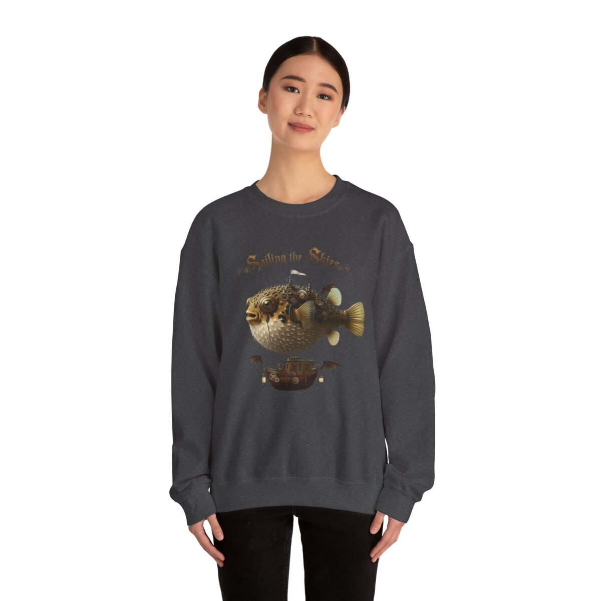 Sailing the skies Unisex Heavy Blend™ Crewneck Sweatshirt - Image 12