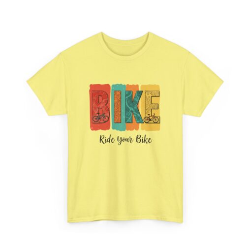 Bike Unisex Heavy Cotton Tee - Image 15