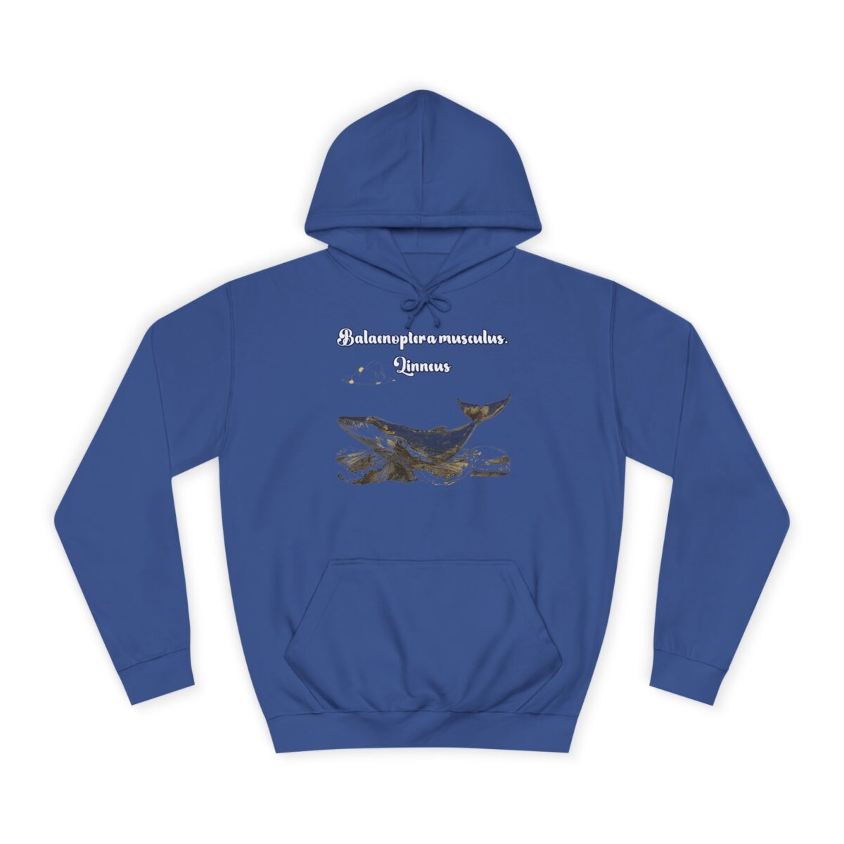 Blue Whale Unisex College Hoodie - Image 25