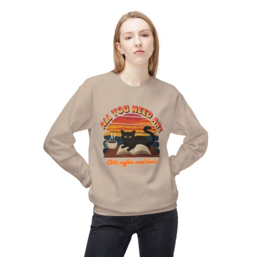All you need are Unisex Midweight Softstyle Fleece Crewneck Sweatshirt - Image 11