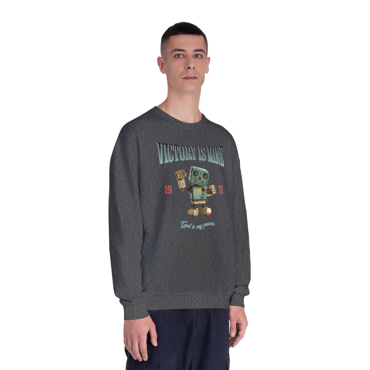 Victory is mine Unisex NuBlend® Crewneck Sweatshirt - Image 3