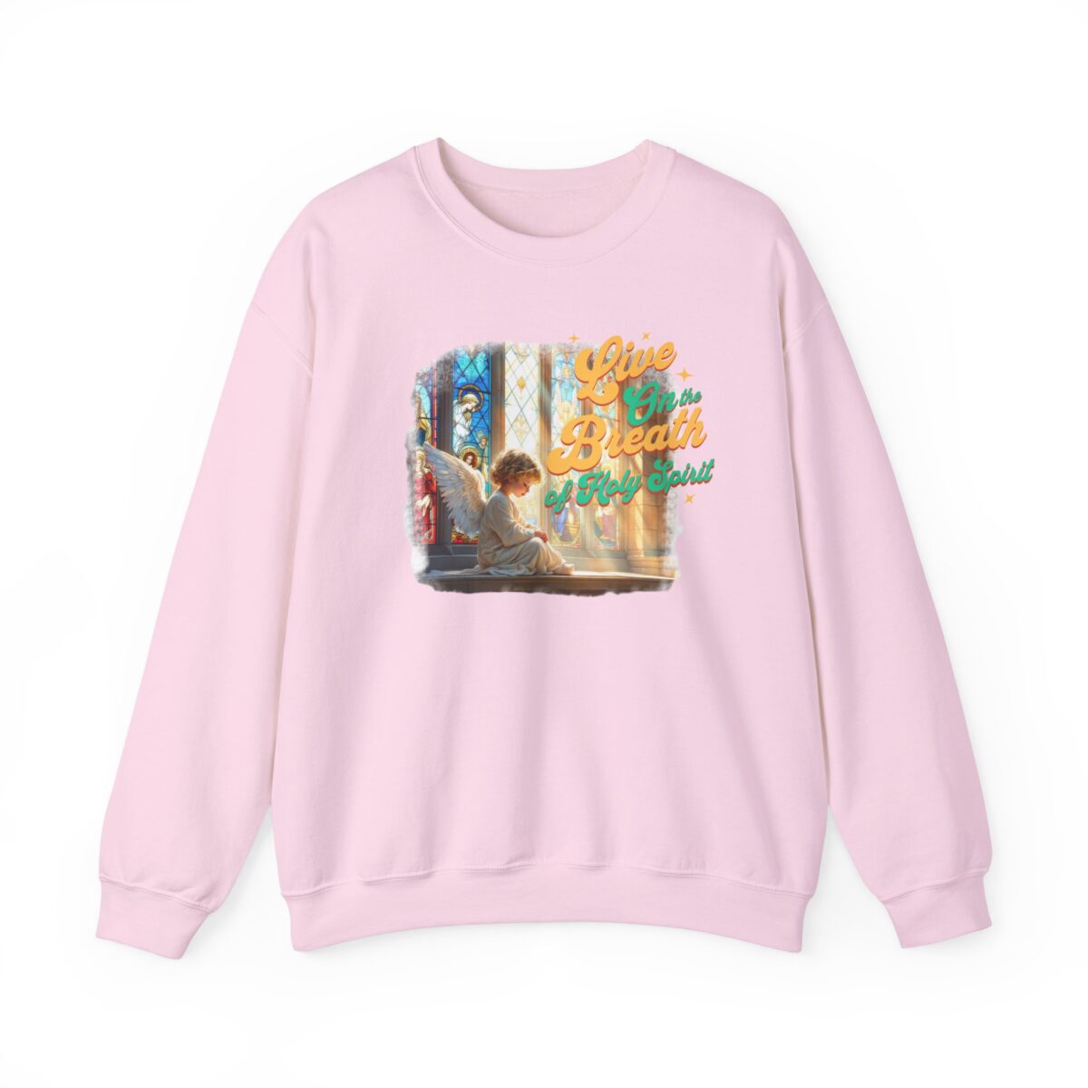 Live on the breath of the Holy Spirit Unisex Heavy Blend™ Crewneck Sweatshirt - Image 29