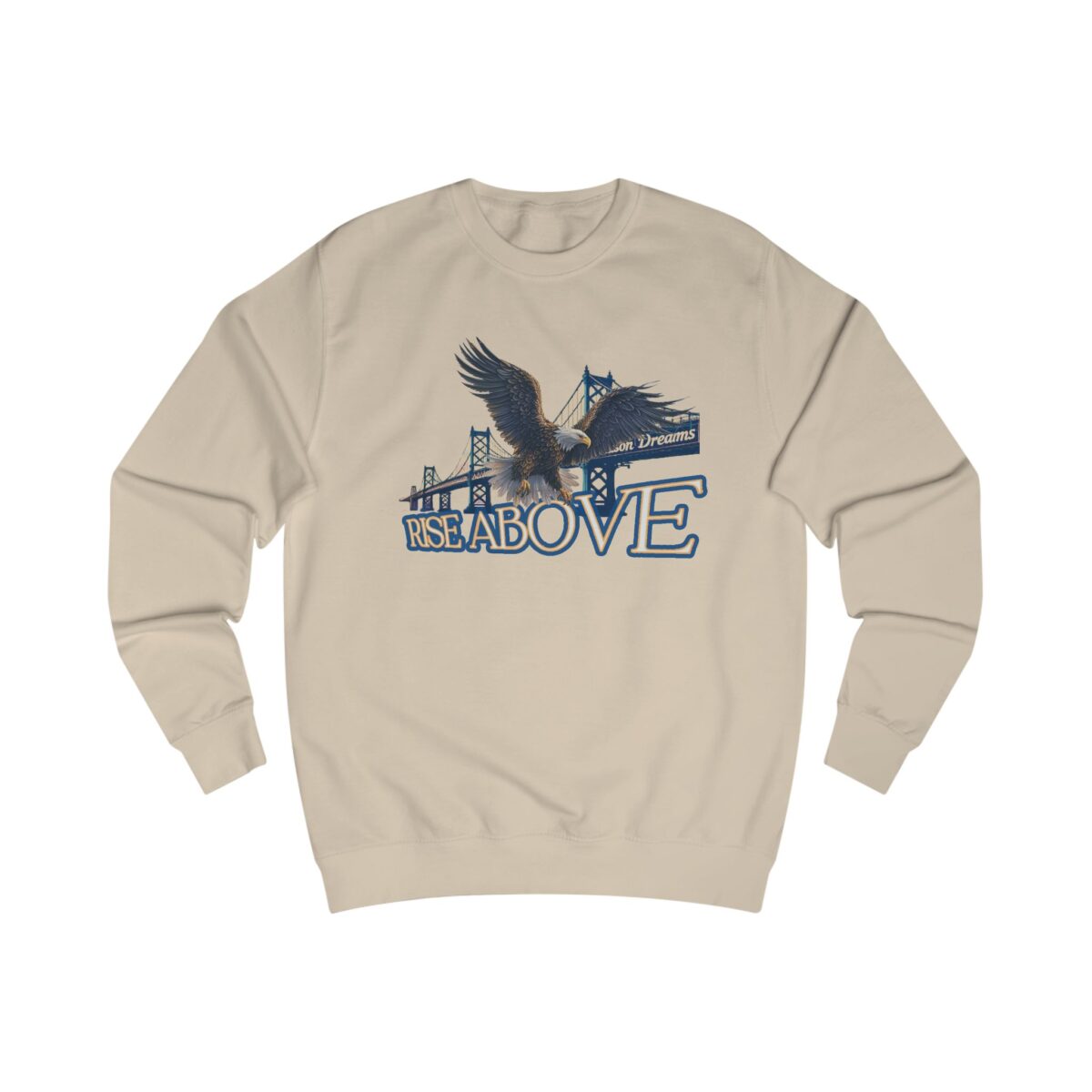 Rise above Unisex Sweatshirt - Image 3